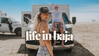 FREE Beach Camping In Baja (van life Mexico)