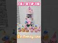🤪Cup Cake🤩lalipop🍫1st Birthday cakes 🤯#cake #cakevideos #asmrfood #asmr #shorts #shortsvideo #songs