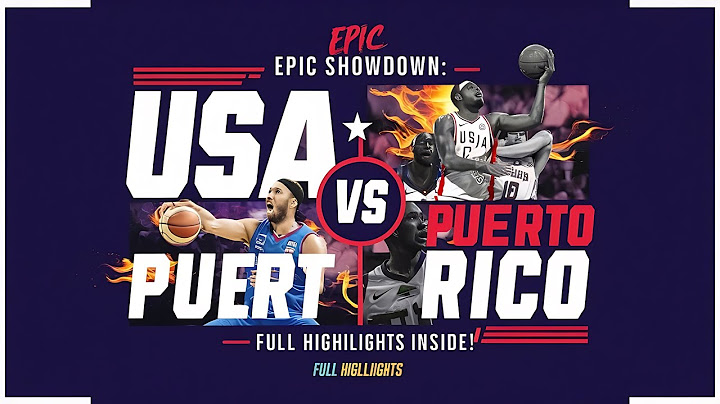 USA vs Puerto Rico FULL GAME Highlights - 2024 OLYMPICS 🥇#paris2024 #olympics #basketball