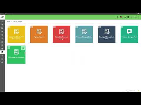 NCR Counterpoint - AR Customer: End of month and Statements