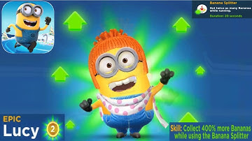 Minion Rush Level Up LUCY Costume gameplay walkthrough ios & android