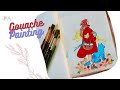 Gouache Painting | Girl Gouache Drawing | Painting Tutorial for Beginner | by Pooja | PicturaArt