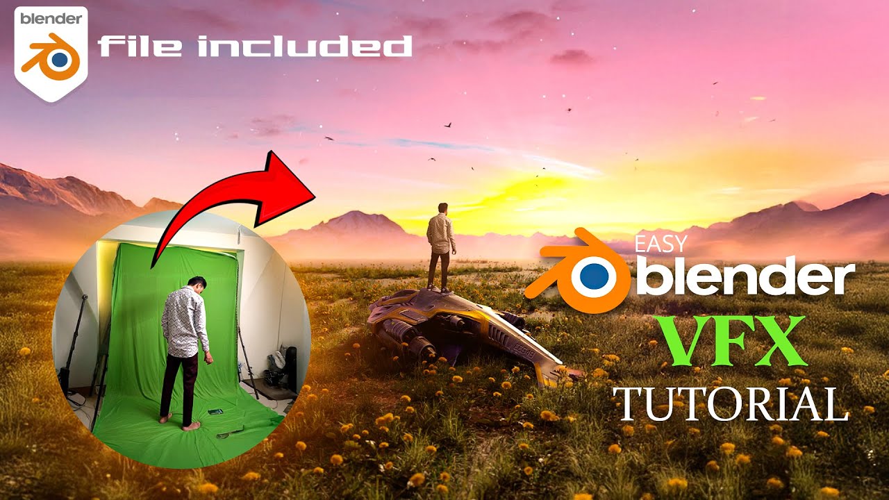 How To Create VFX Like This | Blender VFX Tutorial | Green Screen ...