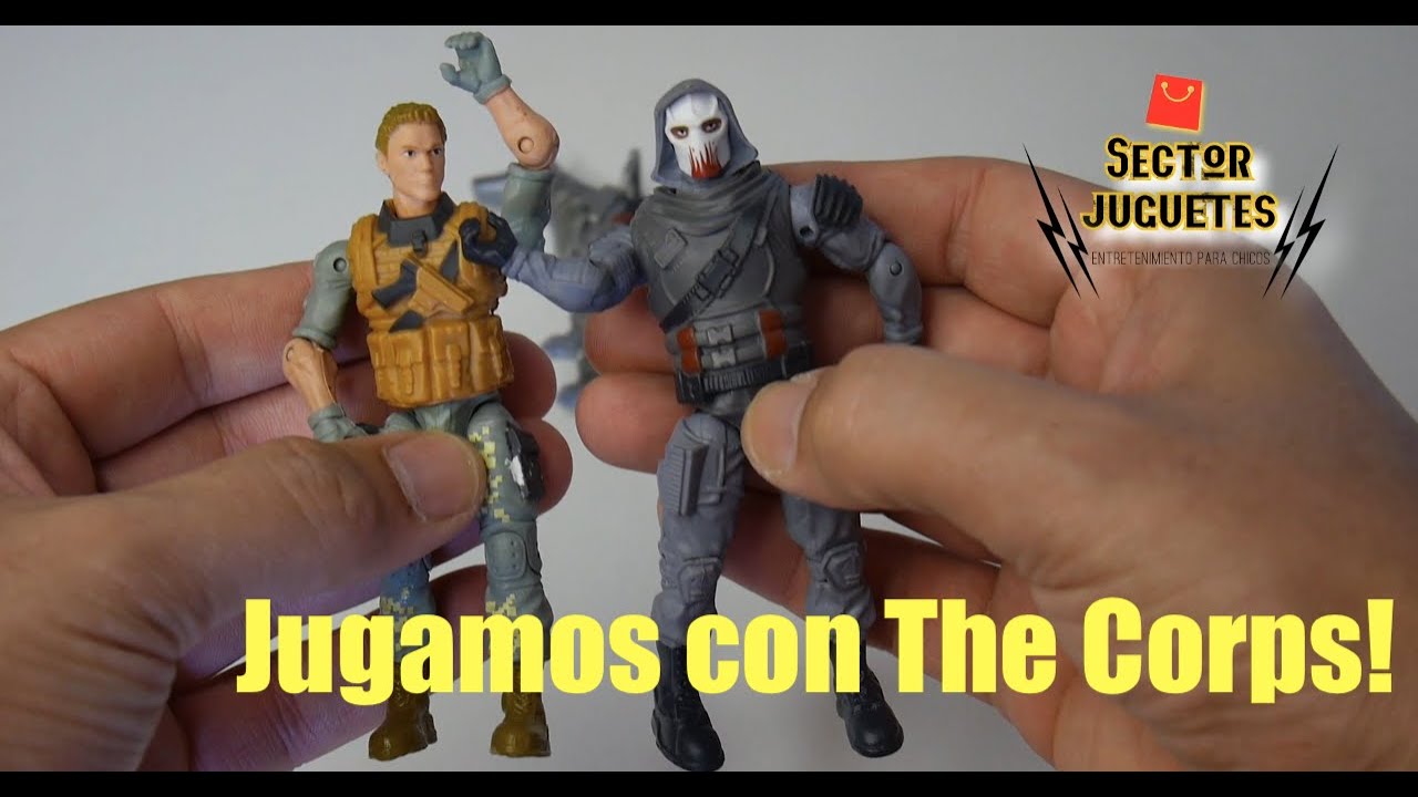 Jugando con The Corps! Muñecos soldados militares YouTube