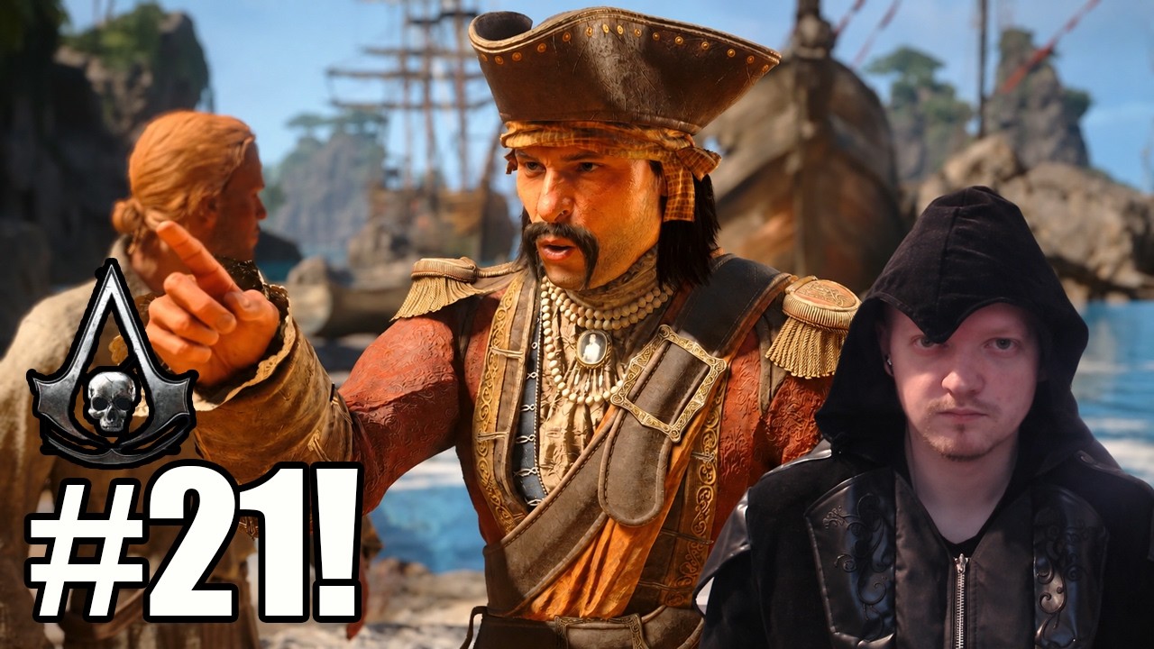 Edward Meets Bartholomew Roberts- Assassins Creed Black Flag Resynced Hard 100% Part 21