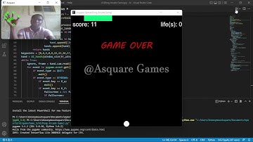 pong game using hand gestures (AI)