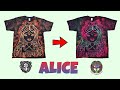 Bleach Tie Dye (Alice in Wonderland)