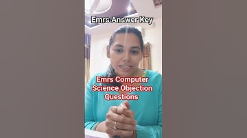 Emrs Computer Science Objection Questions #nsclasses #computerscience #crashcoursehsscpgt #emrs