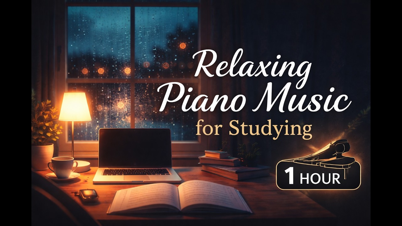 Relaxing Piano Music for Studying & Focus (1 Hour) - YouTube