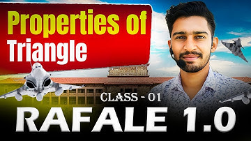 Properties of Triangle | NDA-1-2026 Maths | Rafale 1.0 | By Paramjeet Sir