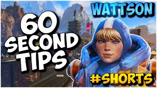 5 WATTSON TIPS FOR APEX LEGENDS IN UNDER 60 SECONDS! #Shorts