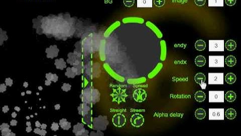Flash particle engine IV - particle editor