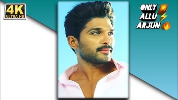 #alluarjun 🔥 4K Full Screen Status 💞 | Allu Arjun | Attitude | 4K Whatsapp Status | #shorts 💯