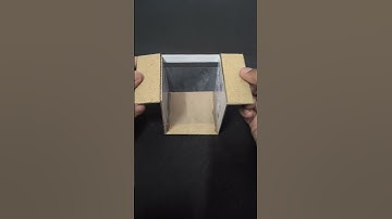 DIY Simple 3D hologram with cardboard #shorts #youtubeshorts #how #howto #diy #battery