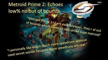Metroid Prime 2: Echoes TAS - Low% no out of bounds (19%)