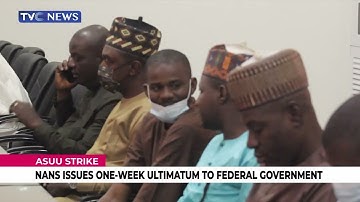 NANS Issues One-Week Ultimatum to FG Over ASUU Strike