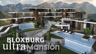 Bloxburg: Ultra Mega Mansion Modern House | House Build | Roblox
