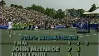 McEnroe vs Lendl - Final Volvo Intern 1985 08/09