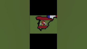 Mini scale- part 4 Iberia #shorts #viralshort #geomapping #spain #portugal #minecraft #timelapse