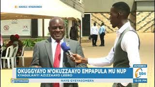 Kyagulanyi Azzaayo Leero Empapula Okukwatira NUP Bendera kubwa Pulezidenti