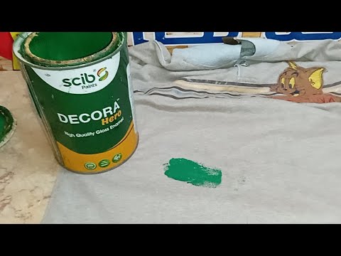 سر إزالة بقع الدهان والطلاء العنيدة من الملابس بدون مواد كيميائية بدون تنر ولا كحول بسرعه الصاروخ