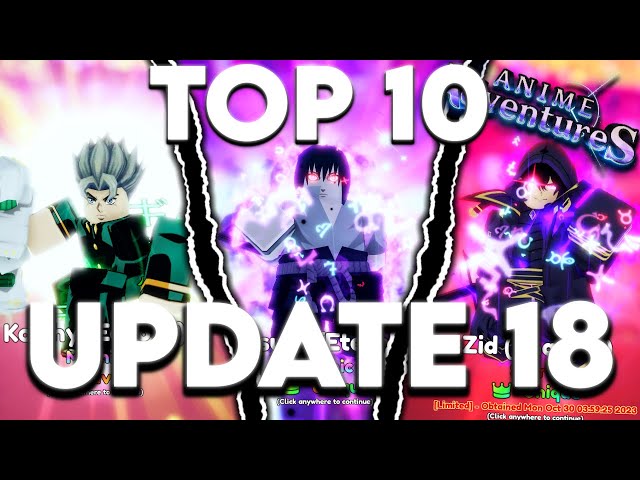 Update 18: Top 10 Must-Have Anime Adventure Units - Get Them Now! — Eightify