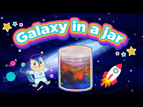 Video: Space in a jar: how to make an original craft