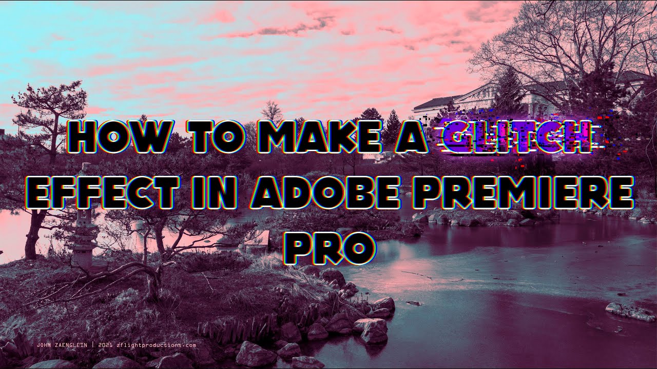 How to Make a Glitch Effect in Adobe Premiere Pro CC - YouTube