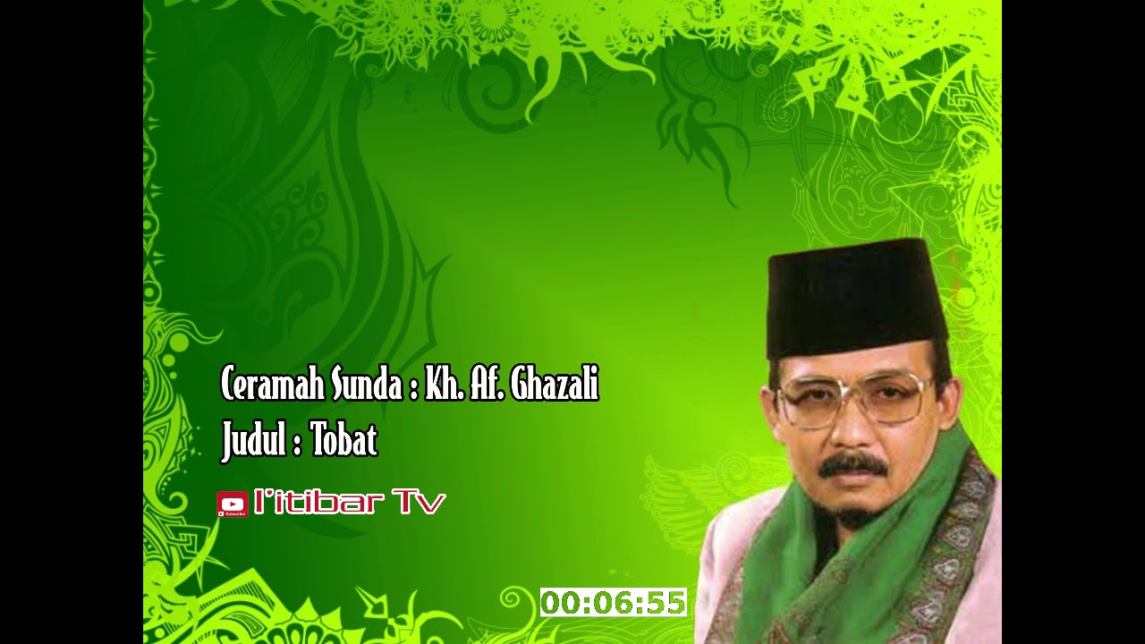 Biografi Kh Af Ghazali Lakaran