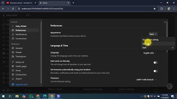 How To Exit Dark Mode In Notion