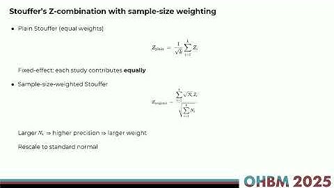 OHBM 2025 | Educational Course | New frontiers in neuroimaging meta-analyses | Part 5