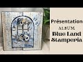 Prsentation album blue land stamperia