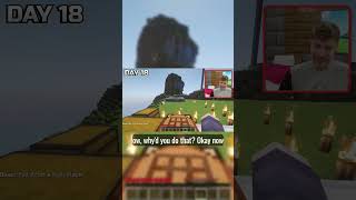 I Survived 100 Days In Realistic Minecraft(2nd clip)#gamingoworld #minecraft #mrbeastgaming #mrbeast
