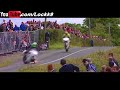 Le crash spectaculaire dun motard  260 kmh lors de la tourist trophy 2015