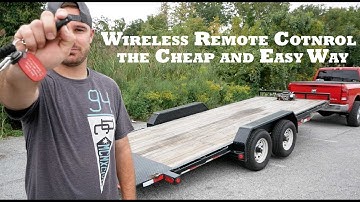 Wireless Trailer Remote For Winch and Hydraulic Tilt