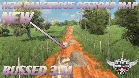 New Best Dangerous Offroad Map mod for bussid video|New Best dangerous offroad map for video