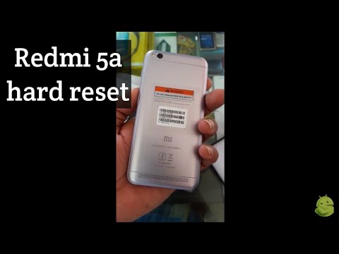 Hard Reset Redmi 6a