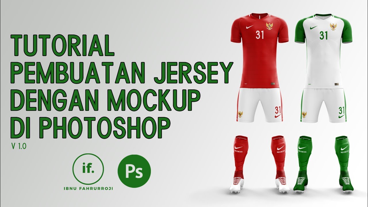 TUTORIAL PEMBUATAN JERSEY DENGAN MOCKUP DI PHOTOSHOP YouTube