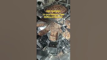 10 Head Weigher Filler Multihead Packing Machine - Dryfruits Pouch