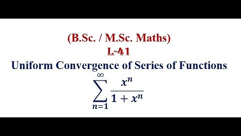 Solved Question on Uniform Convergence of Series of Functions | Abel