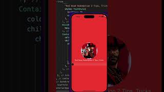 CircleAvatar, Row, Network.Image #flutter #widget part3