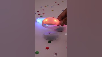 Introducing the ultimate party accessory: the Remote Control LED Bracelet!