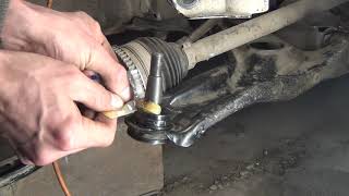 картинка: Замена шаровой опоры Toyota vitz 1sz-fe