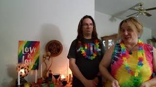 June 2021 Full Moon Pride ritual presented by Serenity Coven and members of the LGBTQIA+ community