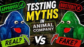 MYTH BUSTING IN ANIMAL COMPANY!!!