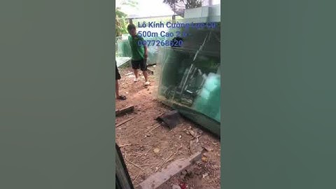 Lô 500m Cao 2.6 Kính Cường Lực Cũ Bán Giá Rẻ #vachkinh #cuakinh #quangnamphatglass #shorts