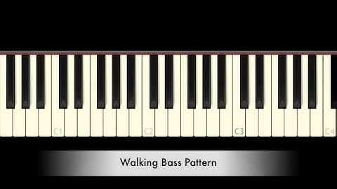 Boogie Woogie Pattern 1  Walking Bass