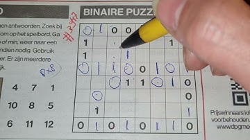 (#3947) Friday. Binary01 Sudoku puzzle. Bonus Extra edition. 01-07-2022 Extra part 2 of 3