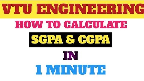 HOW TO CALCULATE SGPA AND CGPA?