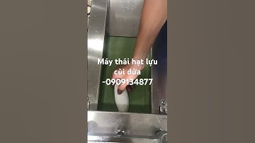 Máy cắt cùi dừa làm chân châu dừa, máy cắt cùi dừa hạt lựu, máy thái hạt lựu làm trà sữa JL 660